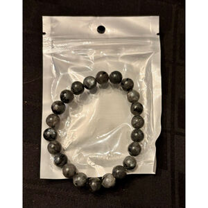 Women's Grey Beaded Bracelet